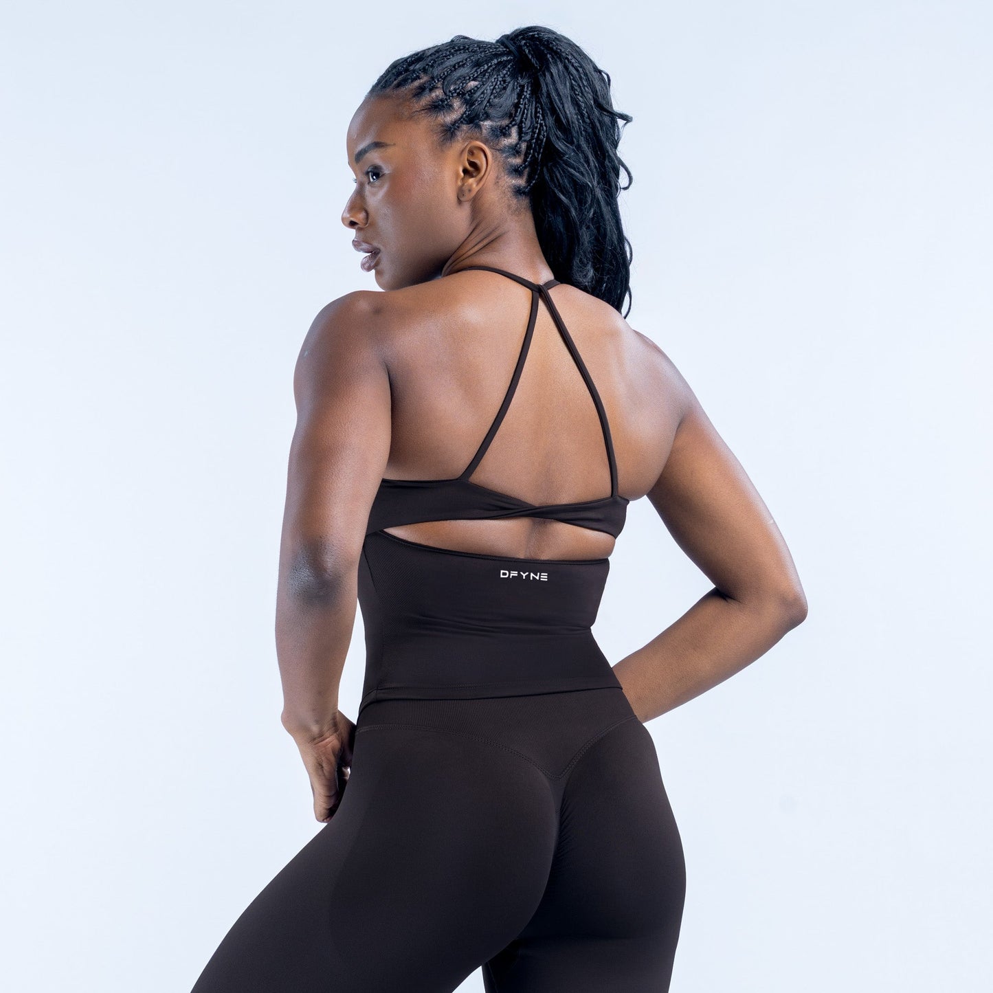 DFYNE Dynamic Twist Back Top
