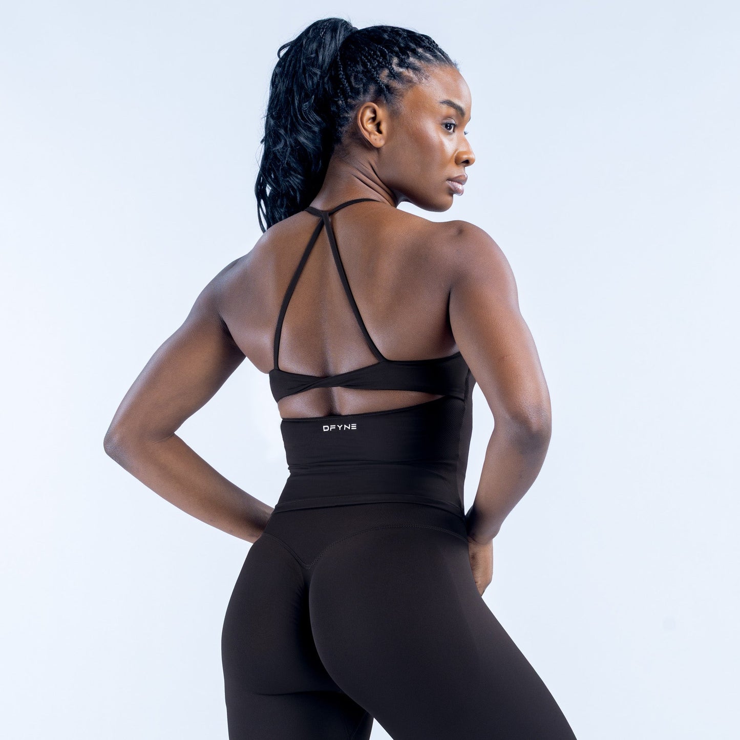 DFYNE Dynamic Twist Back Top