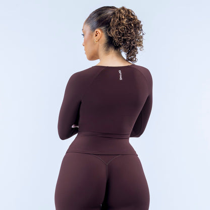 DFYNE Origin Long Sleeve V-Neck Top