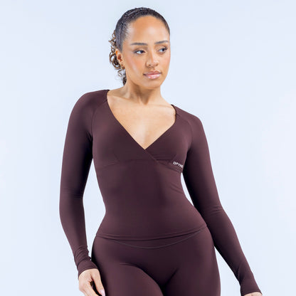 DFYNE Origin Long Sleeve V-Neck Top