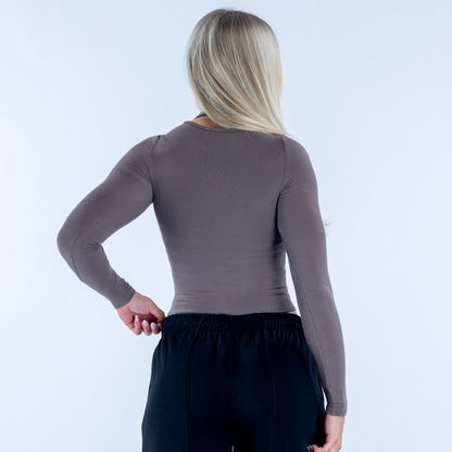 DFYNE Revive Long Sleeve Ribbed Top