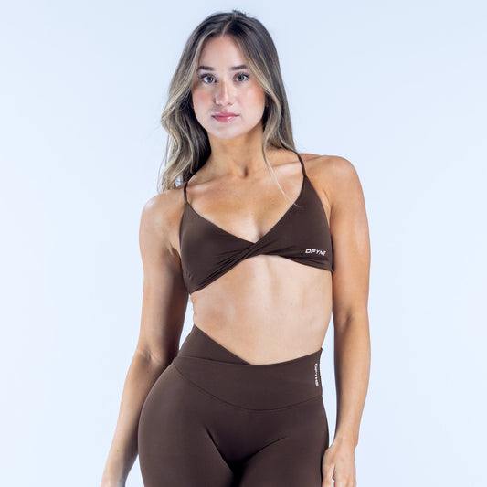 DFYNE Vision Twist Front Sports Bra